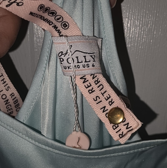 NWT Oh Polly Satin Dress - Picture 5 of 7